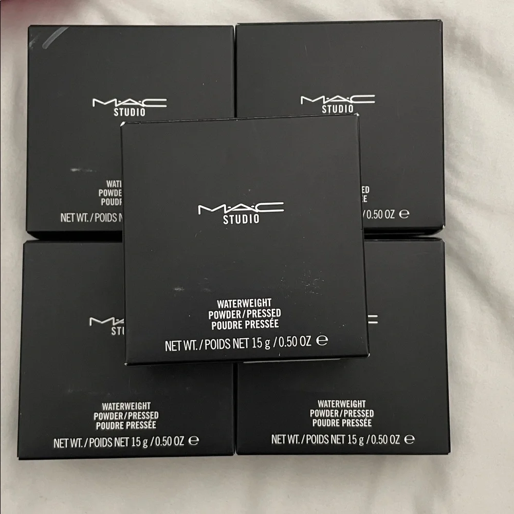 $20 a piece. MAC Cosmetics Studio Waterweight Pressed Powder - Black